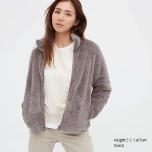 Uniqlo Fluffy Yarn Fleece Full-Zip Jacket